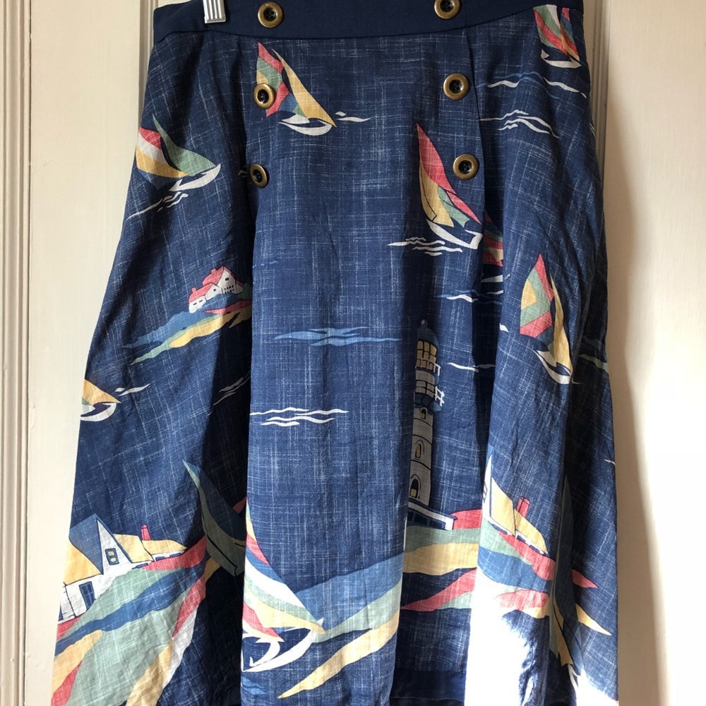 Odille (Anthropologie) A-Line Skirt